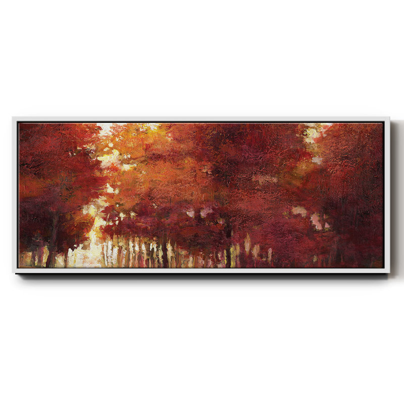 Lumière de l'après-midi - Toile encadrée, H 20 po x l 50 po