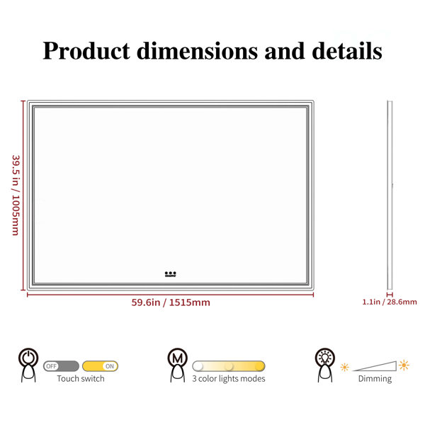 Dimensions du produit