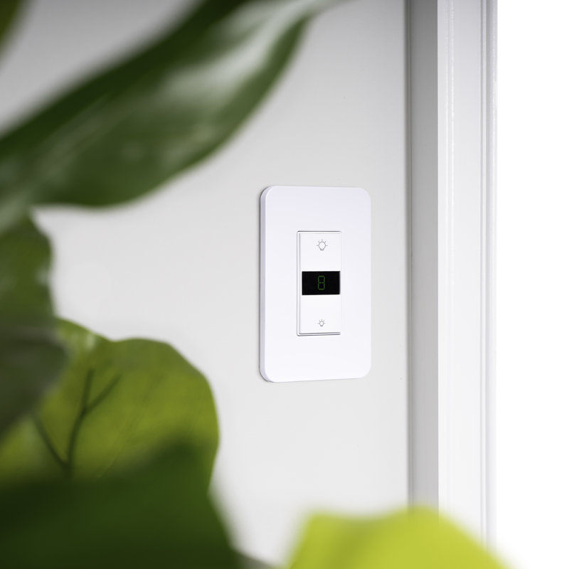 Smart Ligting LED Display Dimmer Switch - Wifi Remote App Control; Compatible With Alexa And Google Home Assistant, No Hub Required