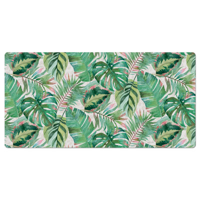 CounterArt Jungle Large Waterproof Desk Protector Mat 32" x 16"