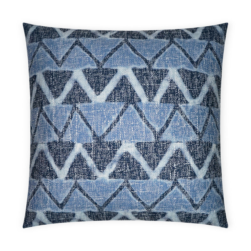 Farahan Pillow Cover & Insert, Indigo, Square 24"