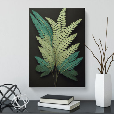 Amatista Fern Leaf Layers Vol.3 - Wrapped Canvas Graphic Art