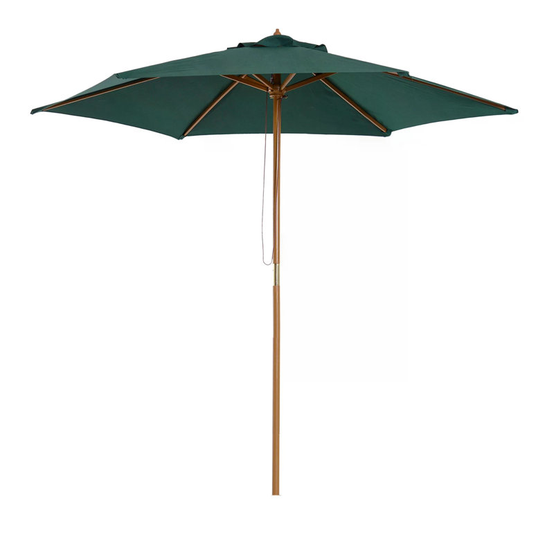 Brenlee 250cm Market Parasol, Green