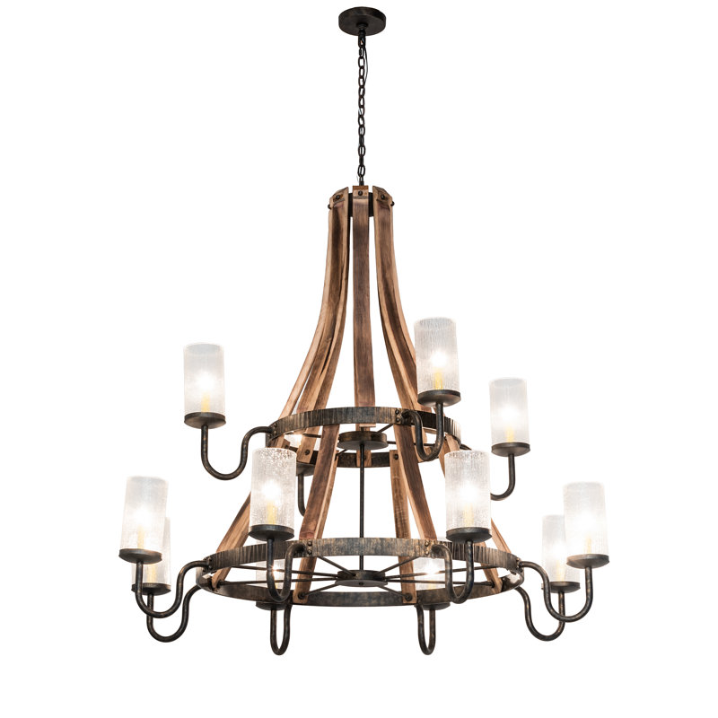 Rustic Lodge 12 - Light Chandelier