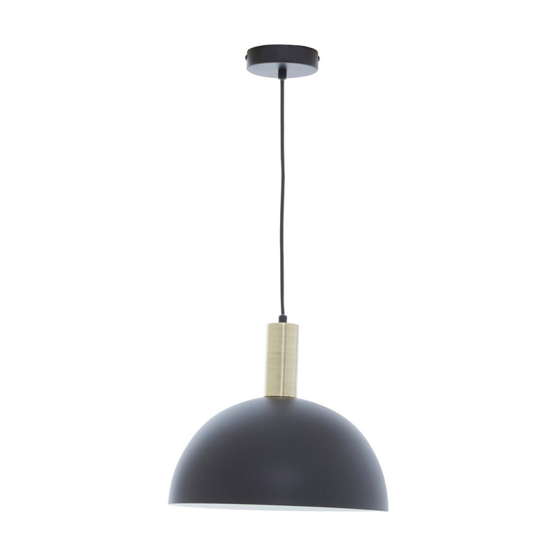 Krumm 1 - Light Black Dome Pendant