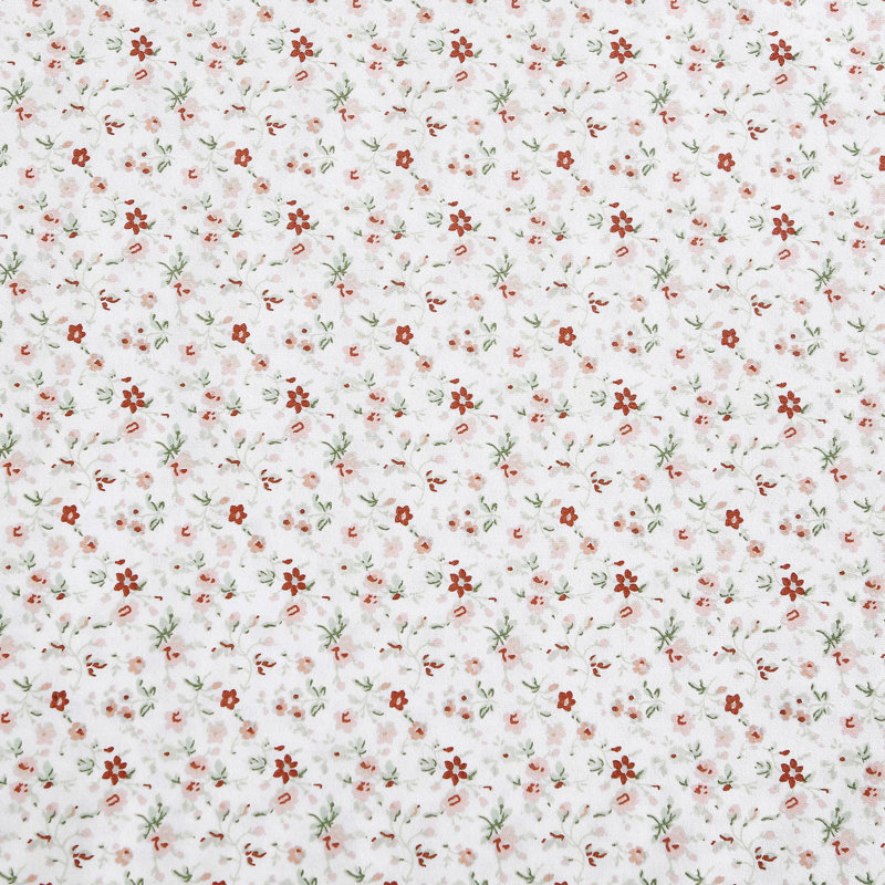 Laura Ashley Printed Cotton Sateen Pillowcase Set, Evie Coral