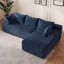 Canapé modulaire Cloud en deux boîtes, canapé modulaire compressé avec assise profonde-407845309