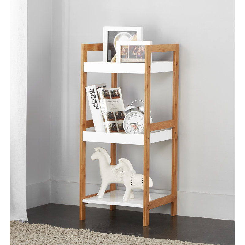 Bibliothèque étagère à livres à 3 niveaux Bamboo