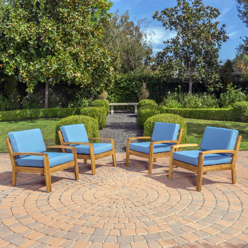 Fauteuil l 27 po Berkley, Bleu