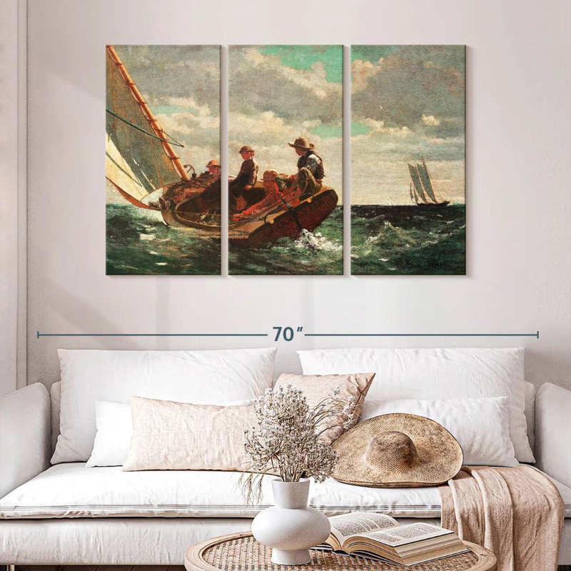 Mehar Breezing Up A Fair Wind, 32" H x 50" W