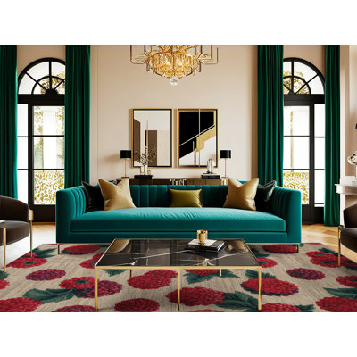  Tapis lavable avec baies arbutus