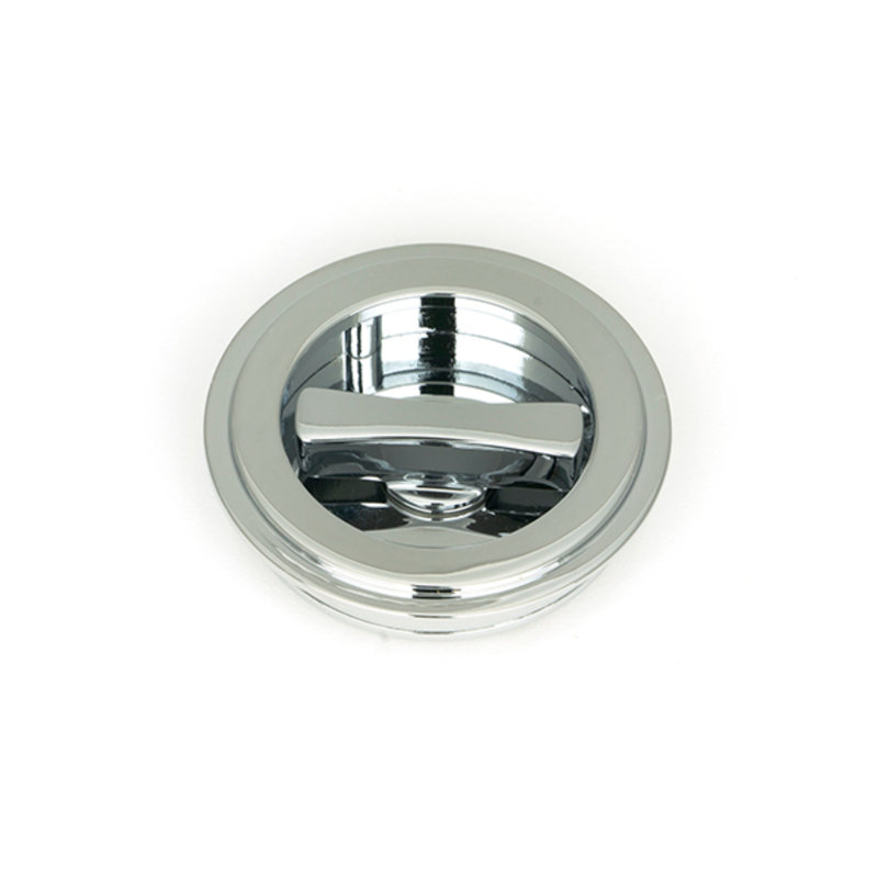 Door Accessory, 6cm H x 6cm W x 1.3cm D, Polished Chrome