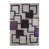Noir/gris/mauve sélectionné