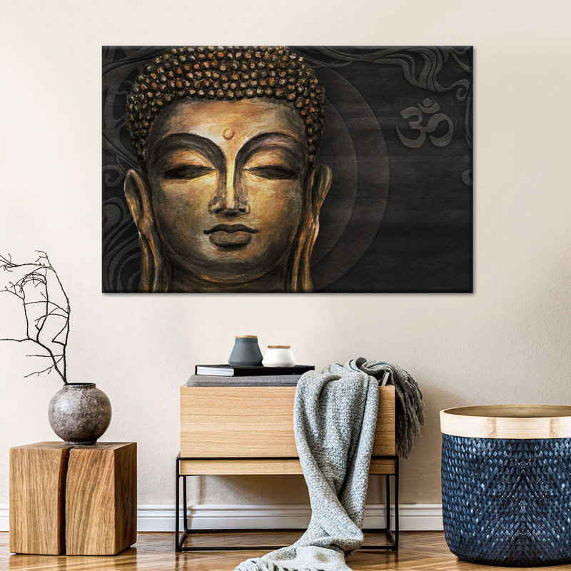«Buddha Gautama Buddha Om», reproduction sur toile, H 8 po x l 12 po x P 1 po
