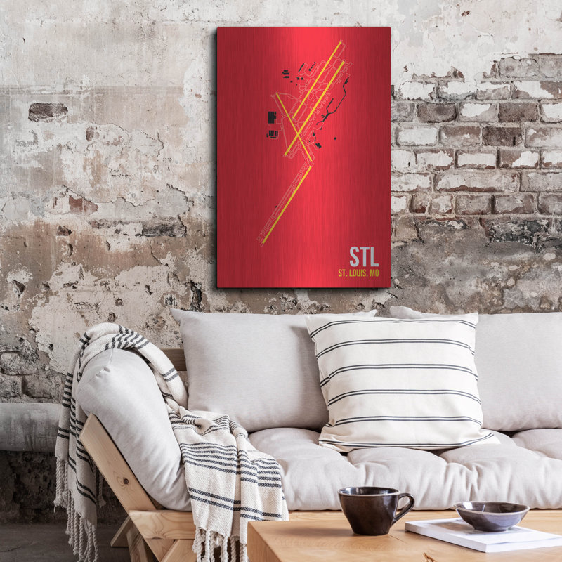 "STL" par O8 à gauche, H 36 po x l 24 po