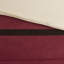 Grand édredon en rouge - 7 pièces de coussins brodés à l'intérieur en simili suède de luxe, lavable et doux en suédine-131248546-131248549