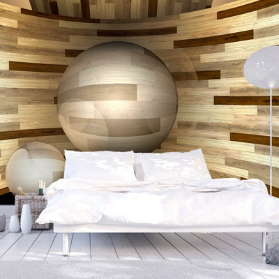 Wood Orbit 2.8m x 400cm Wallpaper