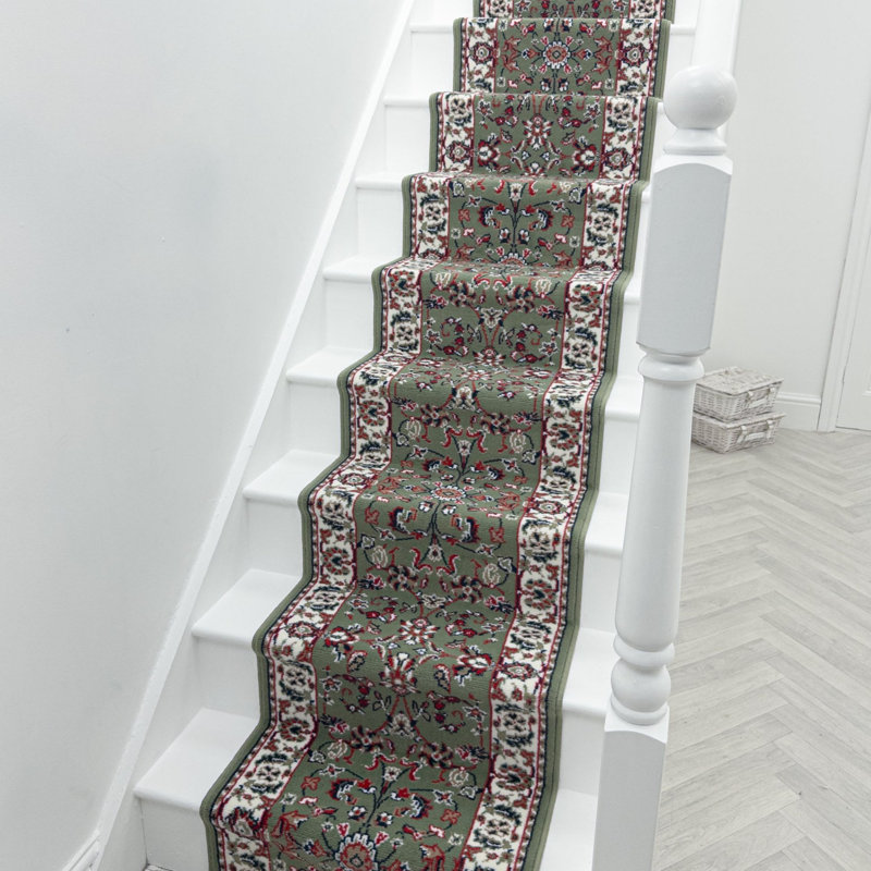Stair Runner Oriental Area Rug, Runner 80 x 480 cm