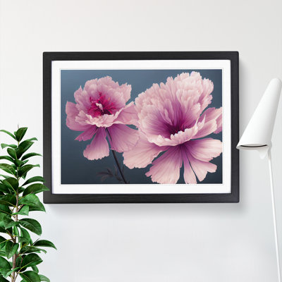Tranquil Carnation Flowers - Single Picture Frame Print