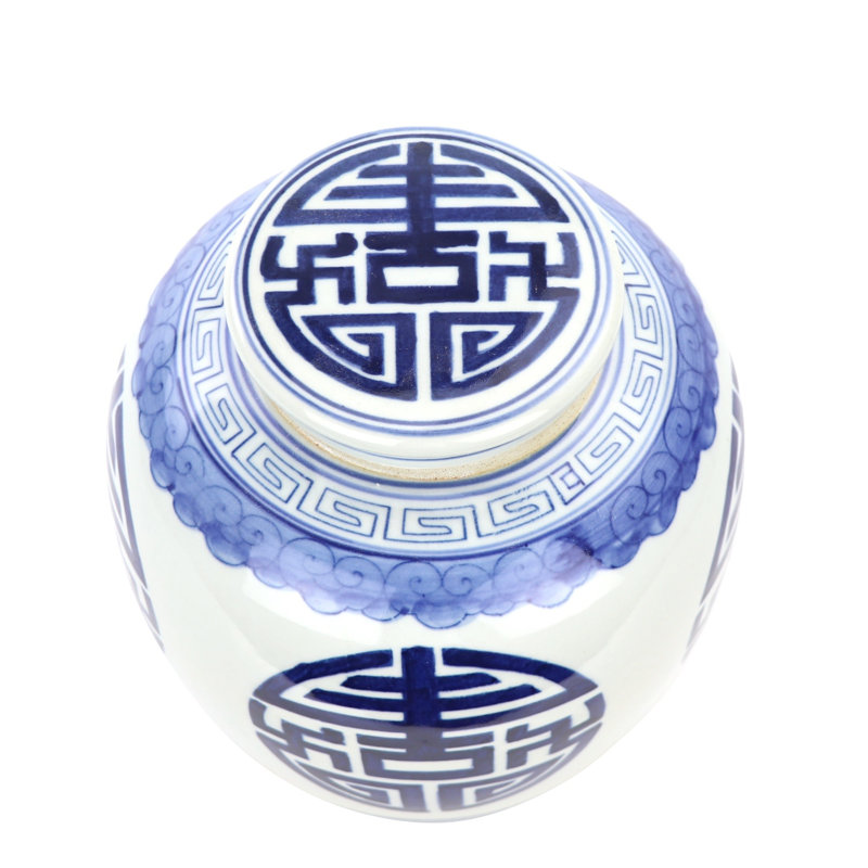 McArthur Handmade Porcelain China Ginger Jar