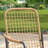 6-Person Outdoor Dining Set With Swivel Rattan Chairs-2130651651
