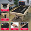 Table de billard GoSports 7 pi avec finition en bois rustique - Table de billard moderne - Accessoires inclus-92589353-92589352