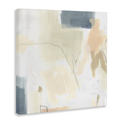 Plaster Line Abstract Canvas, design by June Erica Vess