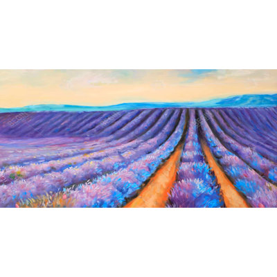 Lavender fields - 15.75"x31.50" Desk mat