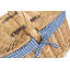 Wicker Lidded Picnic Hamper with Lining-15132724