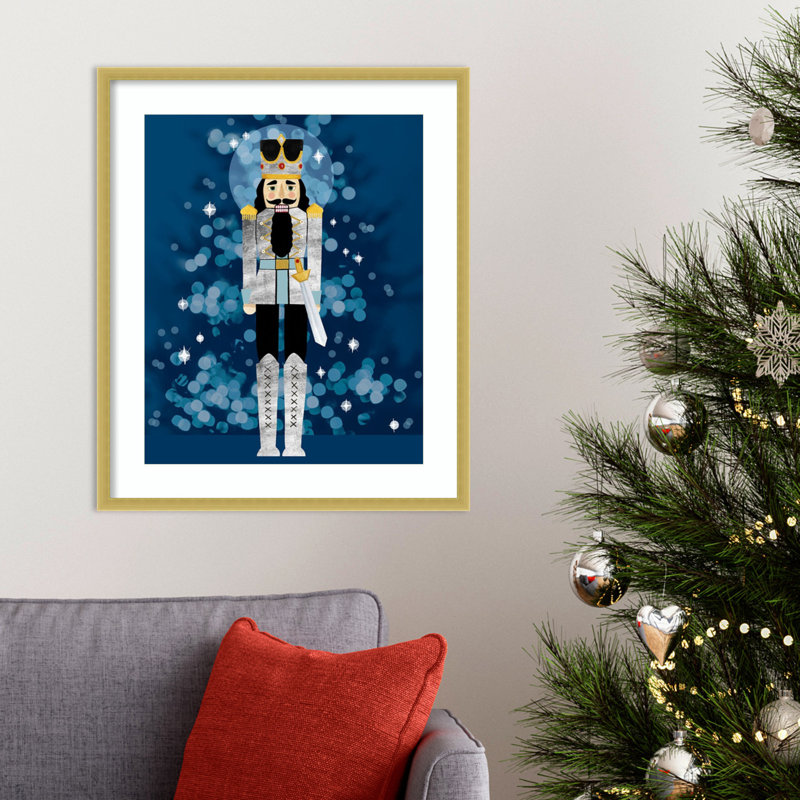 Disco Nutcracker I by Wood Framed Wall Art Print, 25" H x 21" W