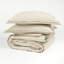 Hampton Double Flange Embroidered Contrast Edge Duvet Cover 3 Pieces Set-101427135-101427138