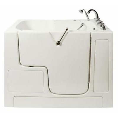 52'' x 30'' Fiberglass Bathtub with Faucet
