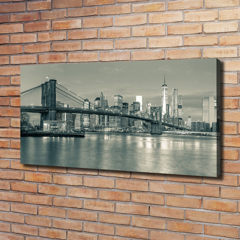 Manhattan New York - Wrapped Canvas Print