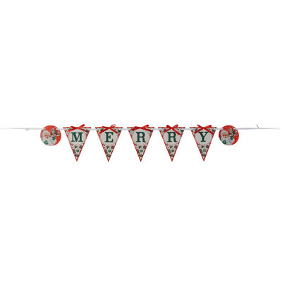 Bannière Nostalgic 72 "Vintage - Merry