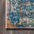 Lathan Bohemian FLAIR Boho Vintage Medallion Cream/Navy Rug-1443811692