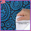 Housses de couette à motif cachemire bleu-130426593