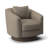 Camino 32'' Wide Genuine Leather Top Grain Leather Swivel Barrel Chair-61492596-61492599
