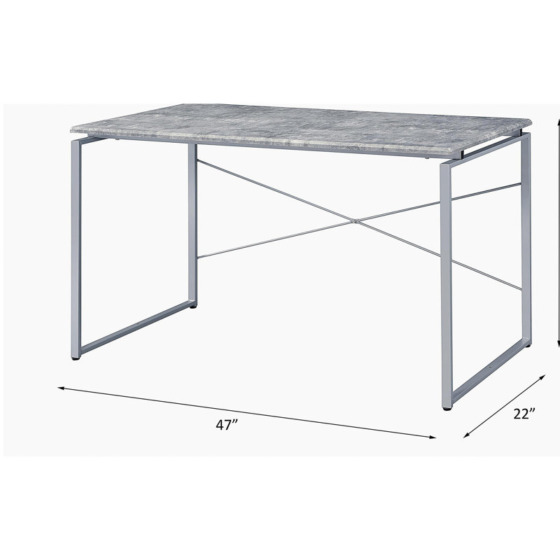 Table de bureau en métal 1pc