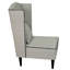 Pastel Upholstered Wingback Chair