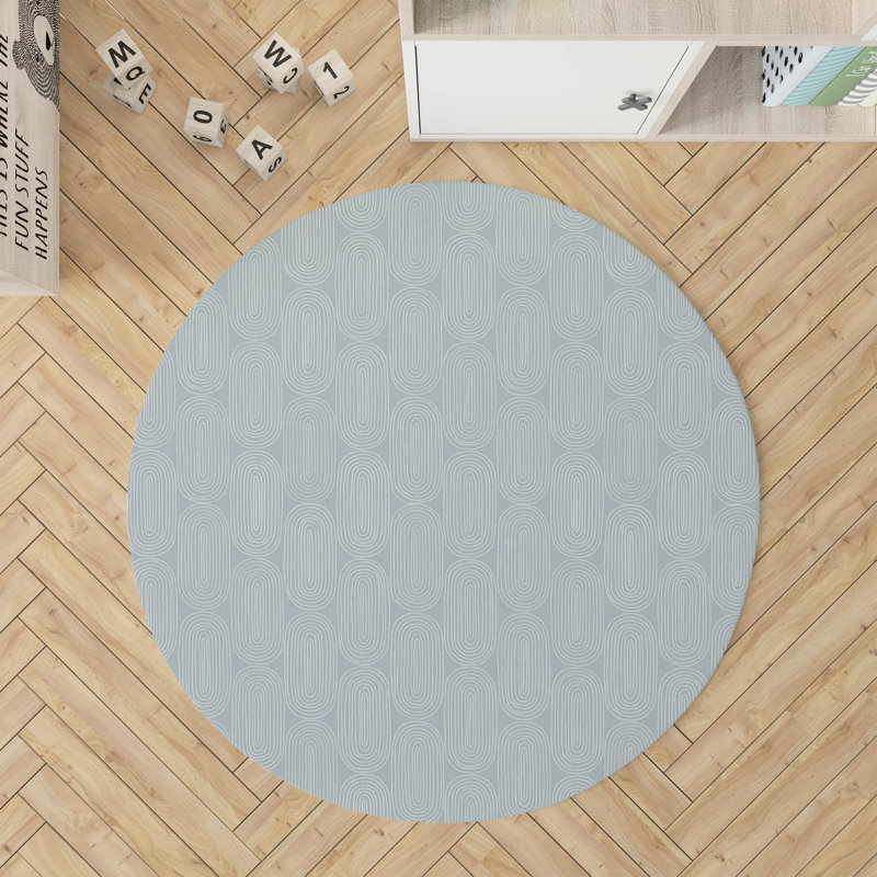 Tapis de jeu Earthy Embrace Kids, Bleu ardoise / bleu