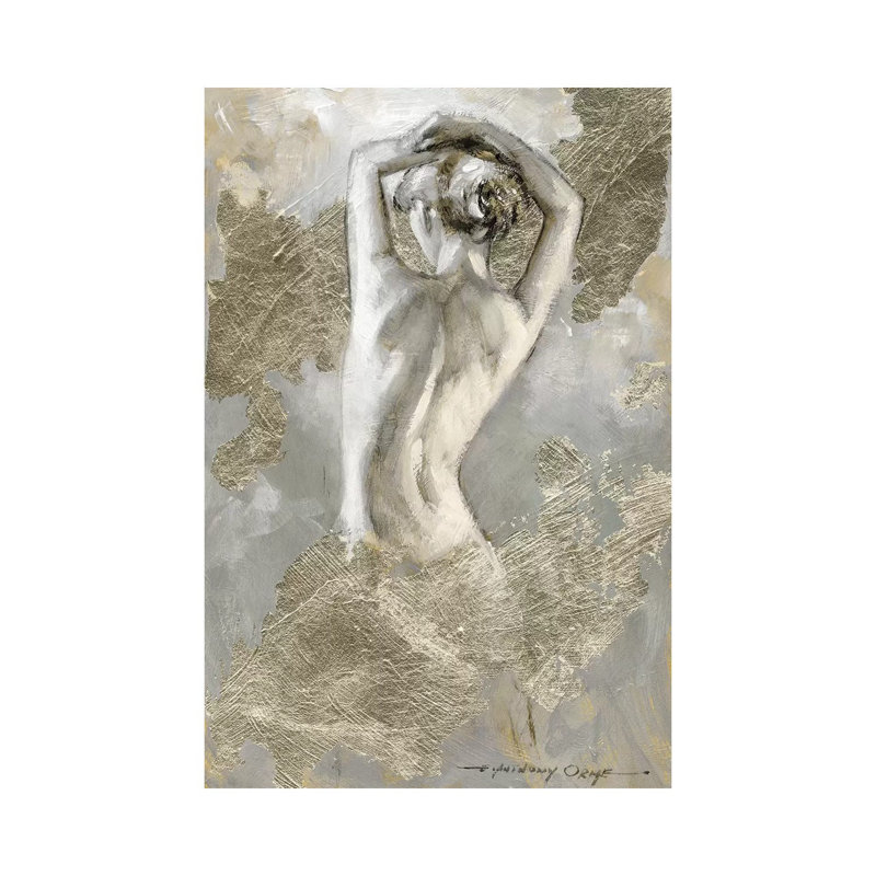 Intime II par E.A. Orme - peinture sur toile tendue, H 26 po x l 18 po x 1,5 po
