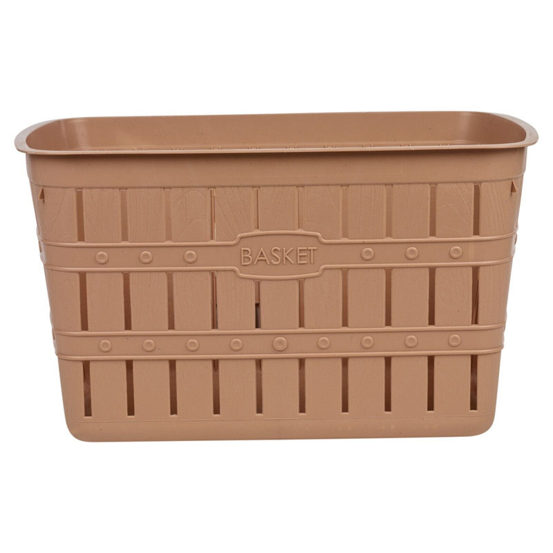 Rebrilliant Plastic Storage Tub & Tote, Cappuccino