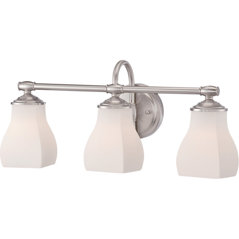 Éclairage pour meuble-lavabo de salle de bain 3 lumières Clarke