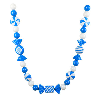 5.5" Light Blue Enamel Candy Garland