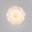 1-Light White Glass Semi Flush Mount-1592773664