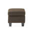 Tissu chocolat portable - utilisation polyvalente, fabrication. Élégant pour les espaces de vie. 24,49 po P x 18,49 l 16,13 H 10,59 lb repose-pieds et portable. N'importe quelle maison. 24 profondeur, 18 largeur, 16 hauteur,-1764652006
