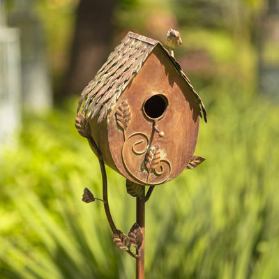 Piquets arrondis bottom 57 po x 8 po x 6 po birdhouse