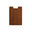 Wooden Cutting Board For Workstation Sinks W/ Handle - Sapele Mahogany Wood