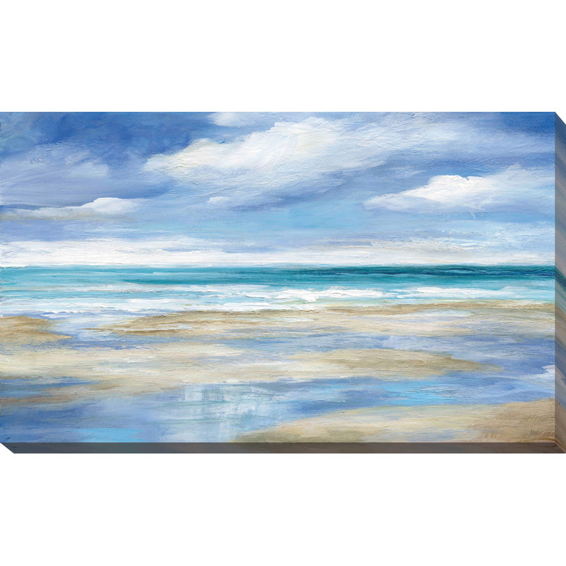 « délavé coast i », reproduction d’art sur toile tendue, H 24 po x l 40 po