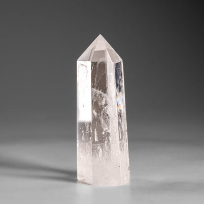 Petit bijou en quartz transparent poli (petit) du Brésil